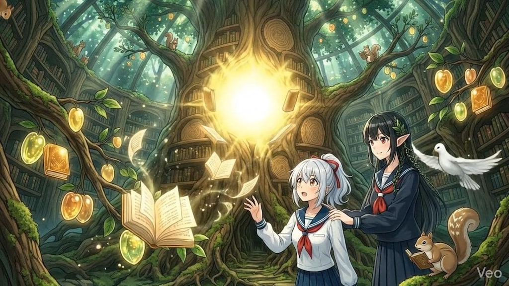 エル「本が生まれるぅ！」～「本が育つ」生命図書館　-の動画テスト