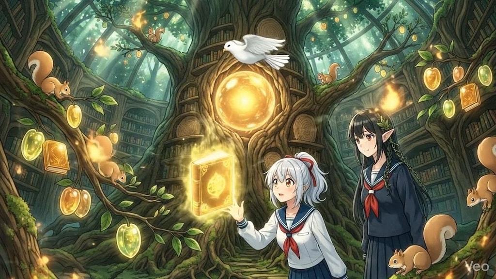 エル「本が生まれるぅ！」～「本が育つ」生命図書館　-の動画テスト