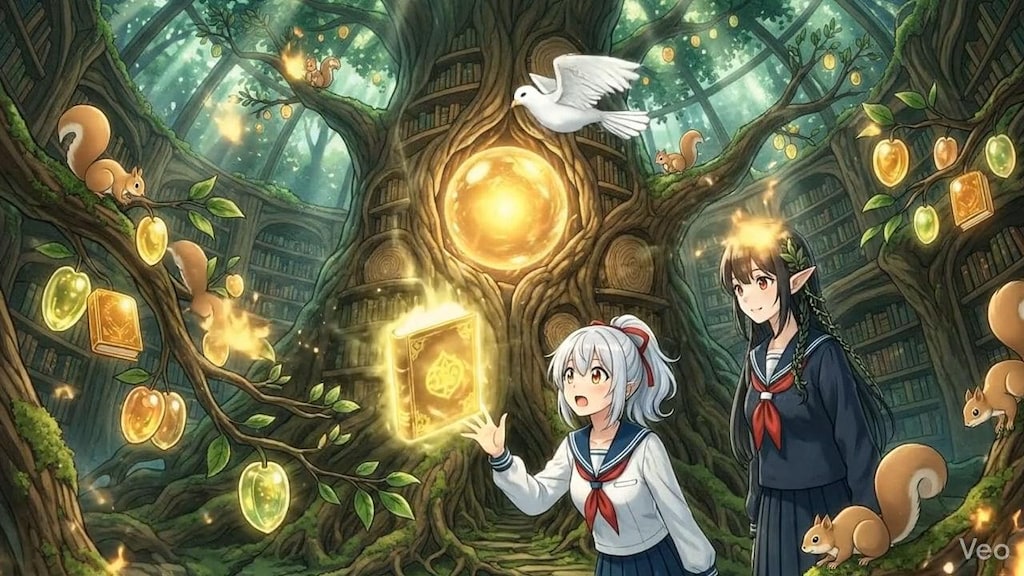 エル「本が生まれるぅ！」～「本が育つ」生命図書館　-の動画テスト