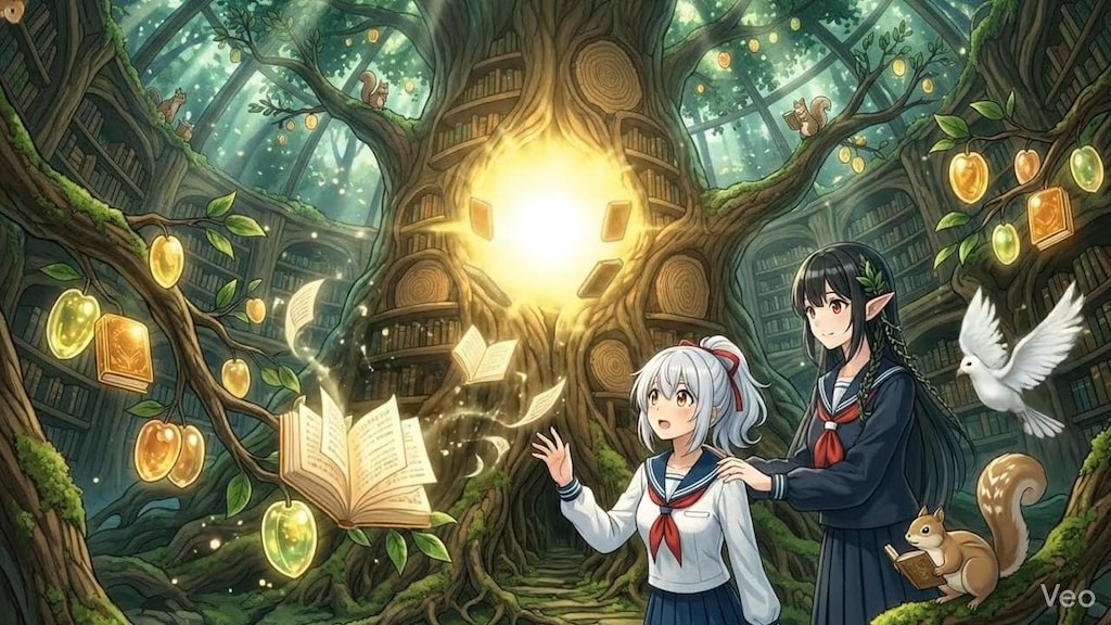 エル「本が生まれるぅ！」～「本が育つ」生命図書館　-の動画テスト