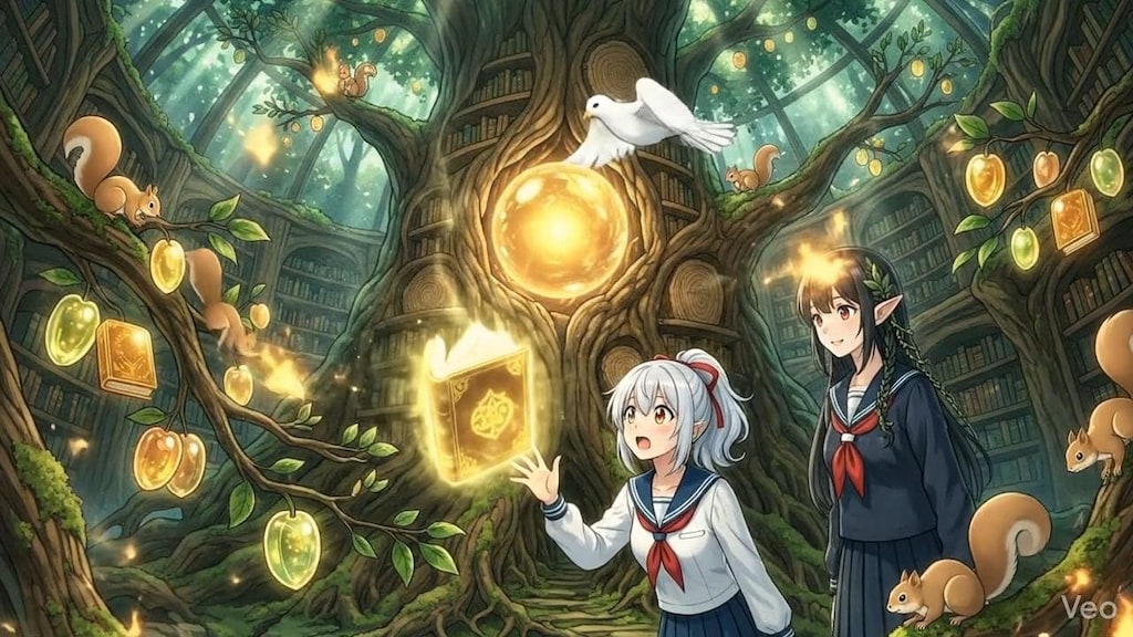 エル「本が生まれるぅ！」～「本が育つ」生命図書館　-の動画テスト