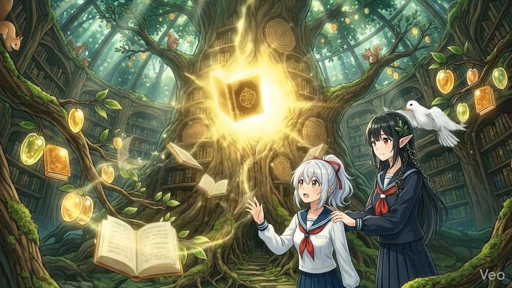 エル「本が生まれるぅ！」～「本が育つ」生命図書館　-の動画テスト