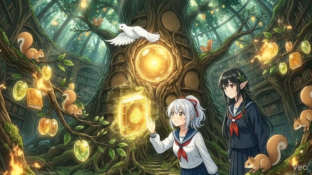 エル「本が生まれるぅ！」～「本が育つ」生命図書館　-の動画テスト