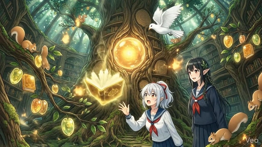 エル「本が生まれるぅ！」～「本が育つ」生命図書館　-の動画テスト