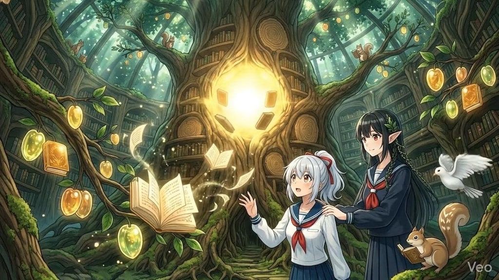 エル「本が生まれるぅ！」～「本が育つ」生命図書館　-の動画テスト