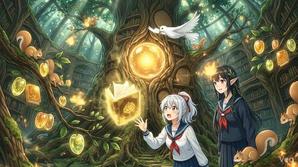 エル「本が生まれるぅ！」～「本が育つ」生命図書館　-の動画テスト