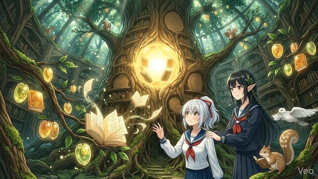 エル「本が生まれるぅ！」～「本が育つ」生命図書館　-の動画テスト