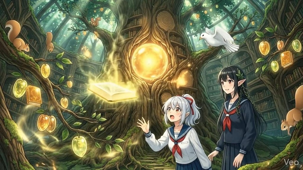 エル「本が生まれるぅ！」～「本が育つ」生命図書館　-の動画テスト