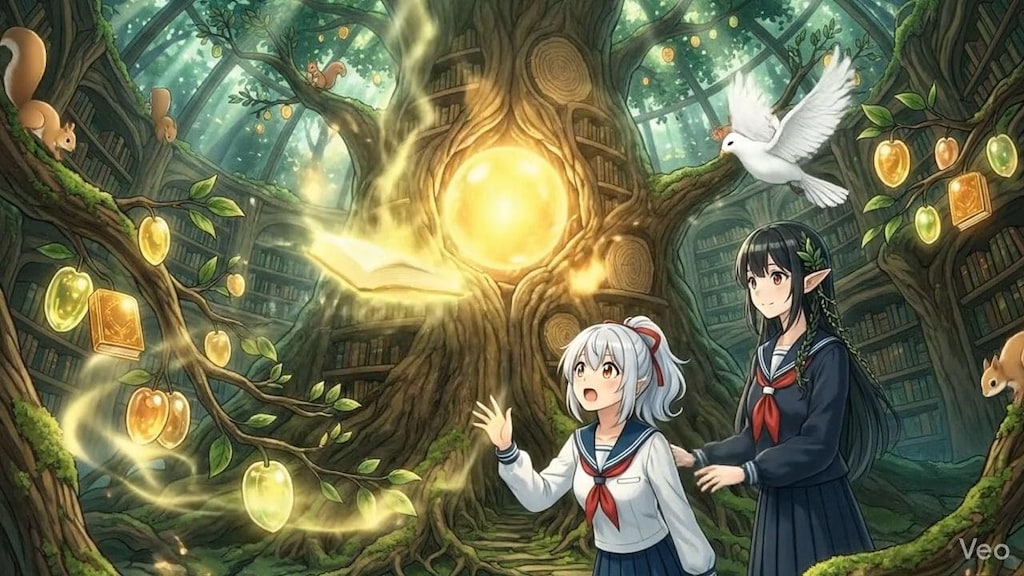 エル「本が生まれるぅ！」～「本が育つ」生命図書館　-の動画テスト