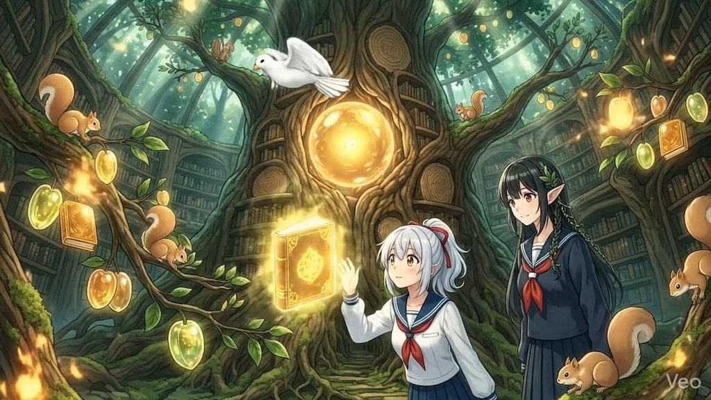 エル「本が生まれるぅ！」～「本が育つ」生命図書館　-の動画テスト