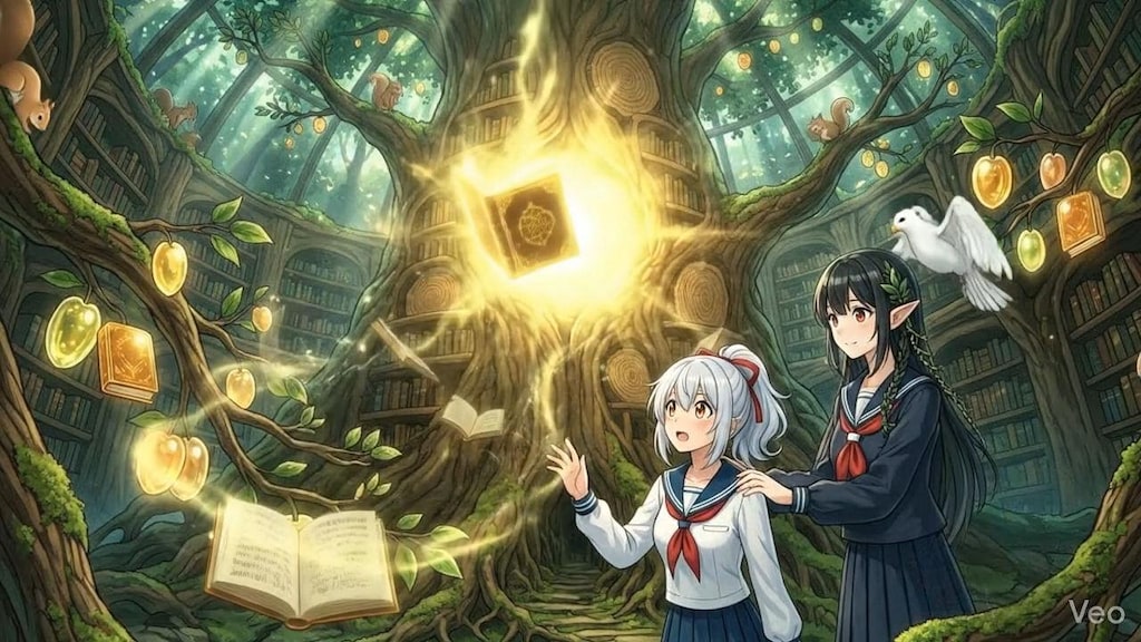 エル「本が生まれるぅ！」～「本が育つ」生命図書館　-の動画テスト