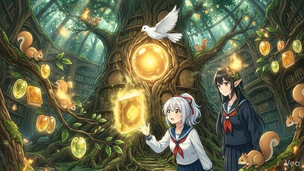 エル「本が生まれるぅ！」～「本が育つ」生命図書館　-の動画テスト