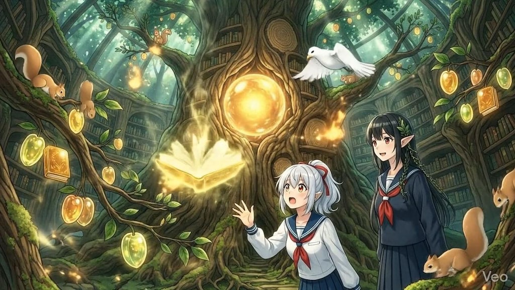 エル「本が生まれるぅ！」～「本が育つ」生命図書館　-の動画テスト