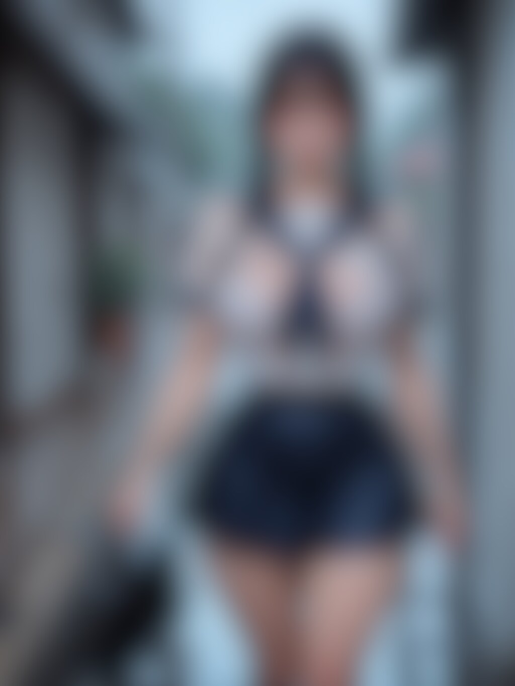 雨宿りしたら犯されちゃうメガネ三つ編みJK