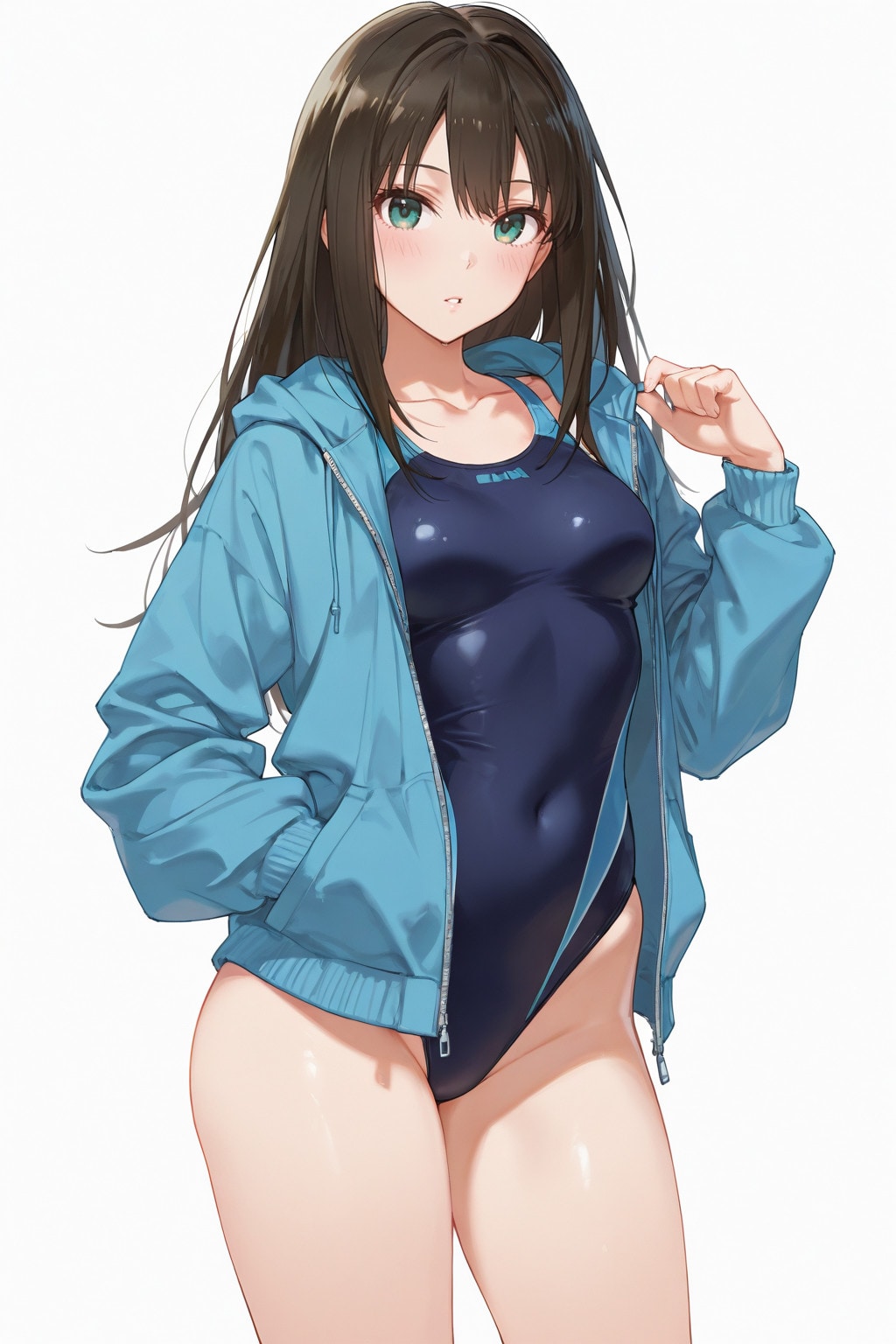 渋谷凛｜競泳水着