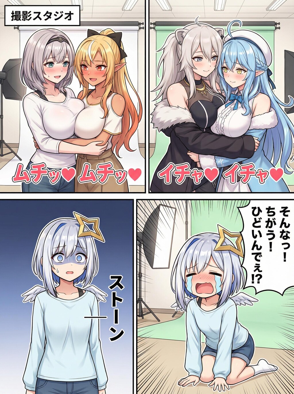 スタジオ撮影の没