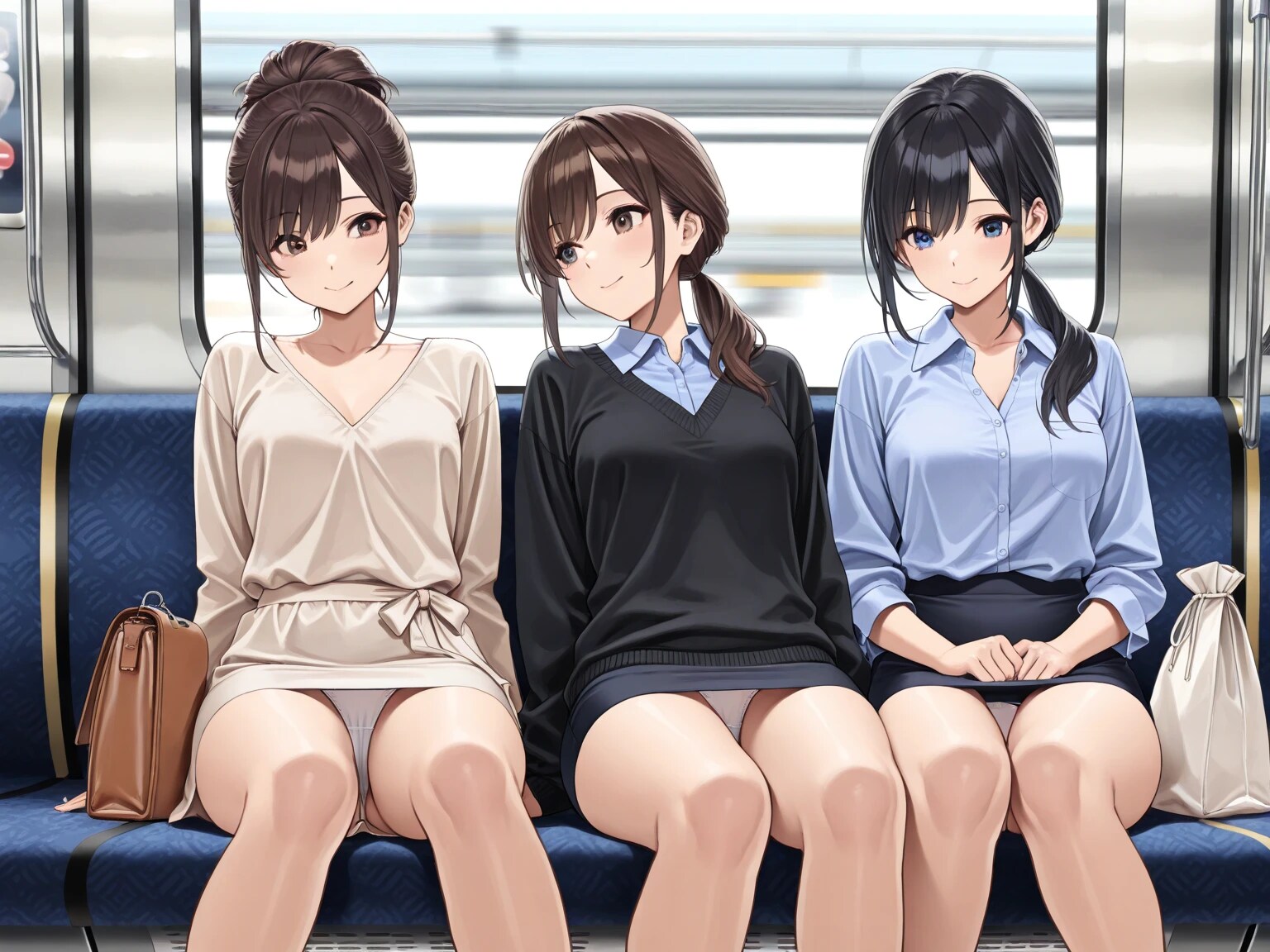 23枚:同時多発電車パンチラ