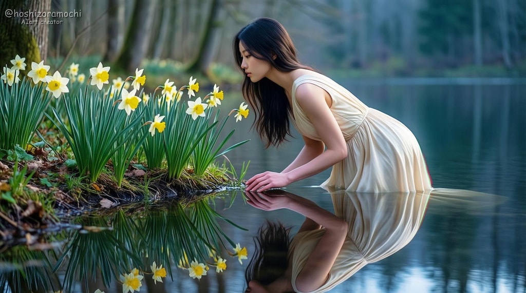 花と女性【１】