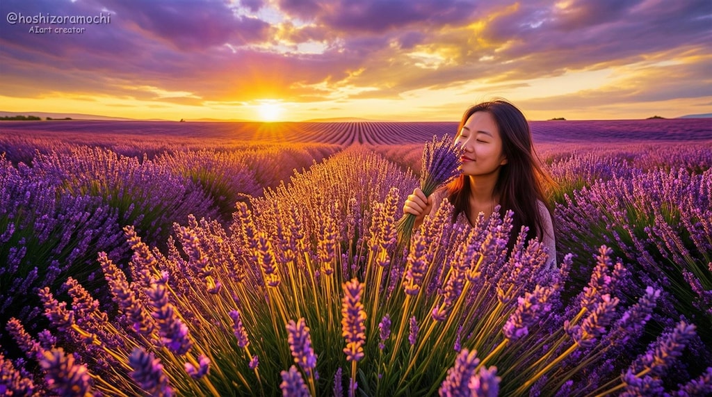 花と女性【１】