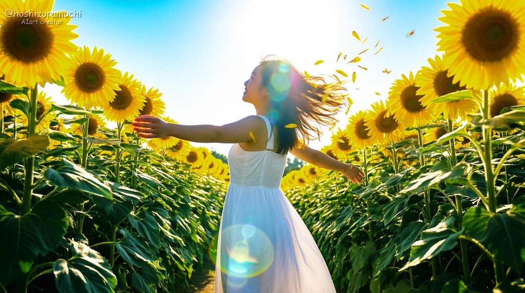 花と女性【１】