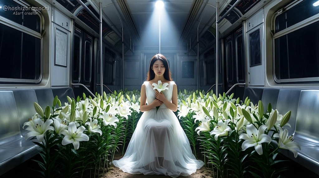 花と女性【１】