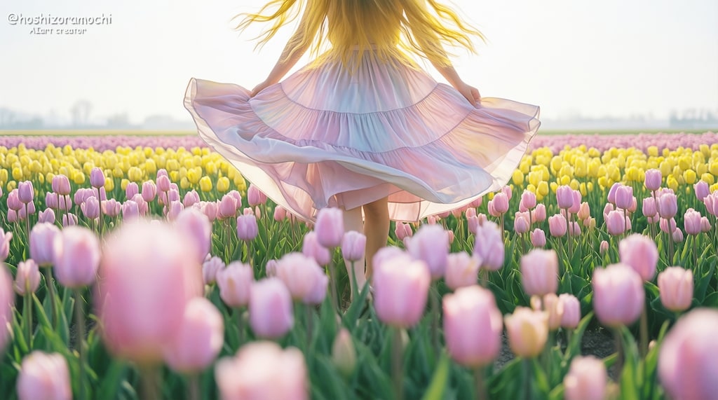 花と女性【１】