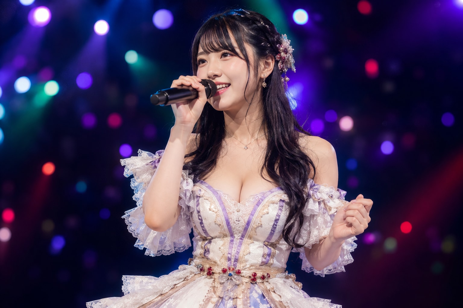[7枚]アイドルのライブ風
