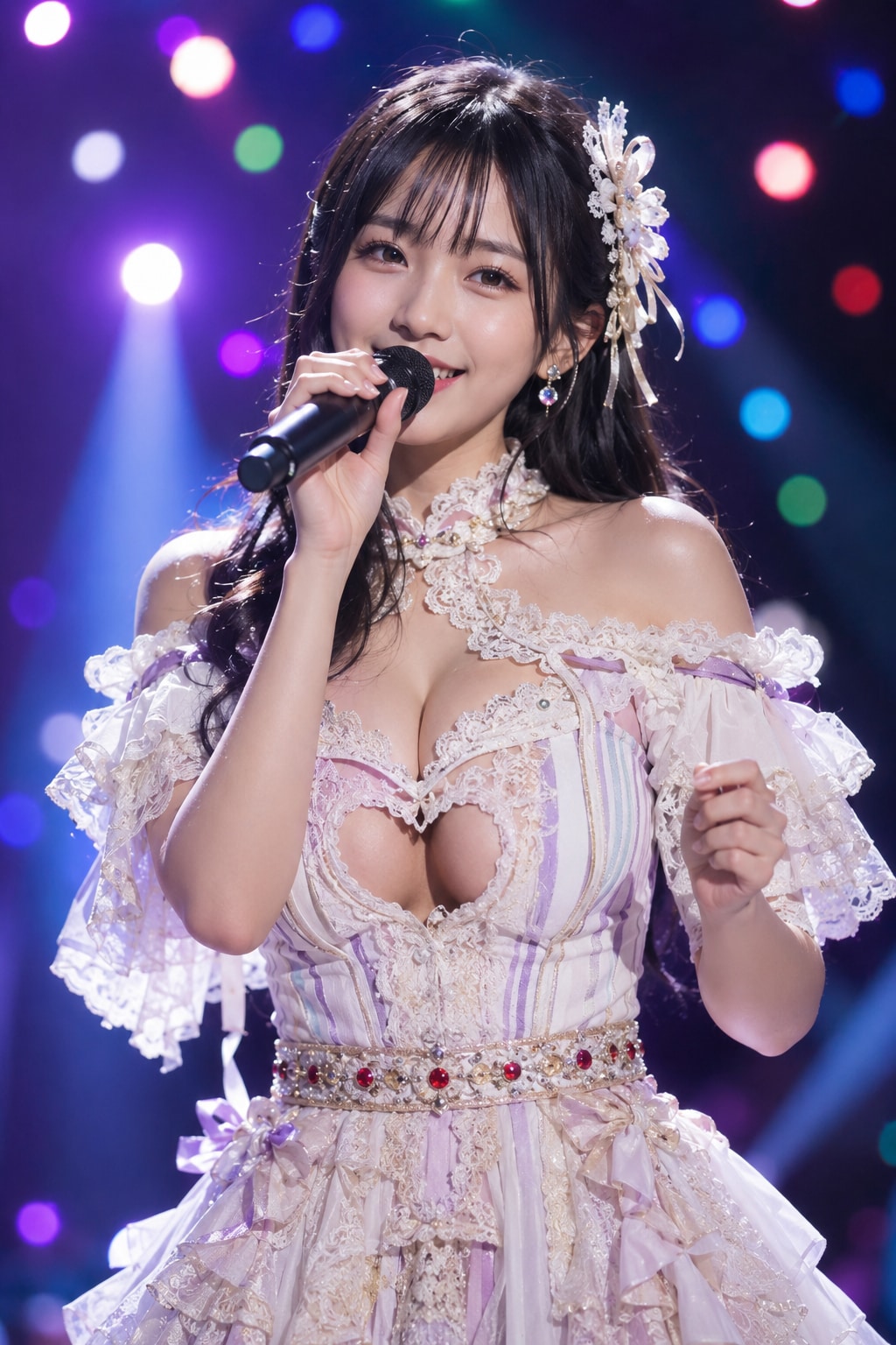 [7枚]アイドルのライブ風