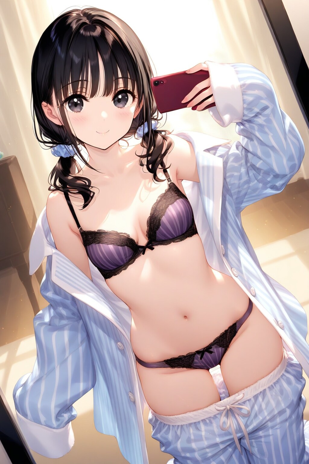 自撮り下着晒し②