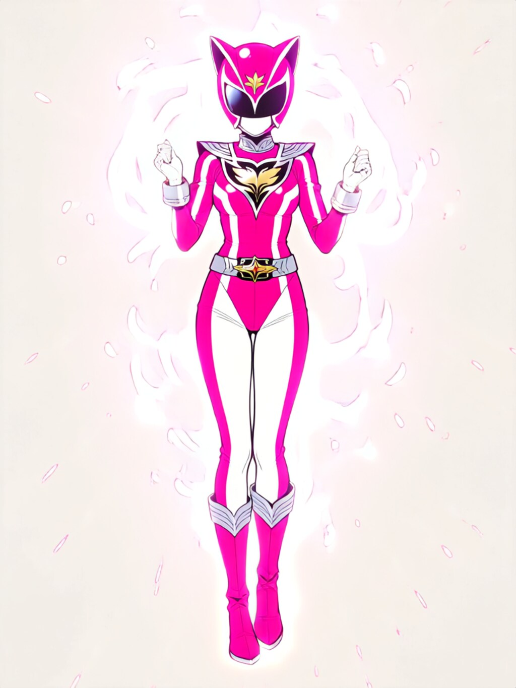 変身！戦隊ピンク！【パラパライラスト】