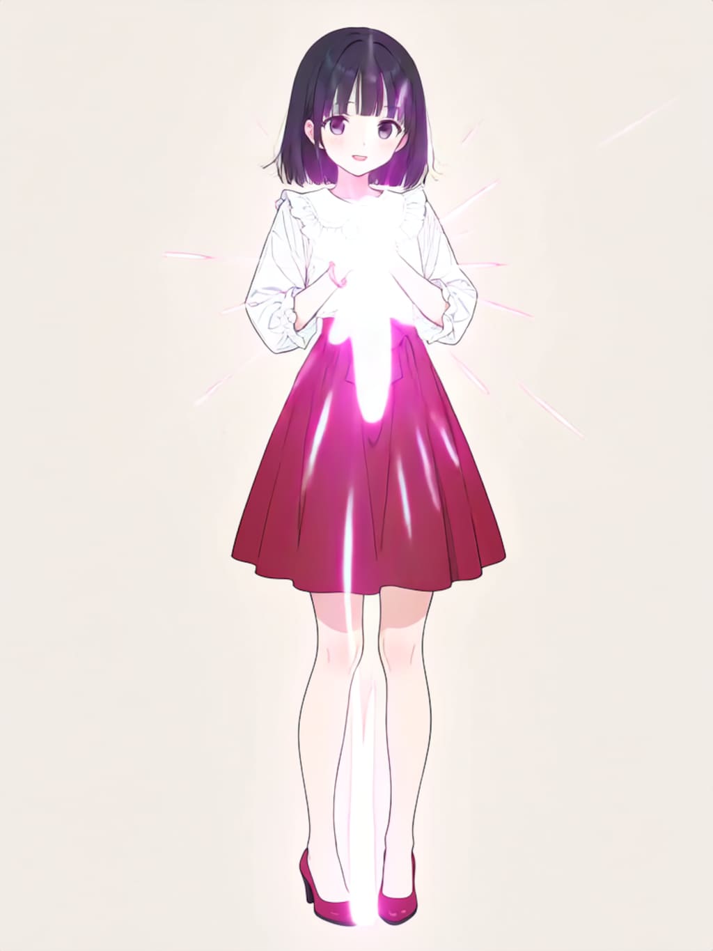 変身！戦隊ピンク！【パラパライラスト】