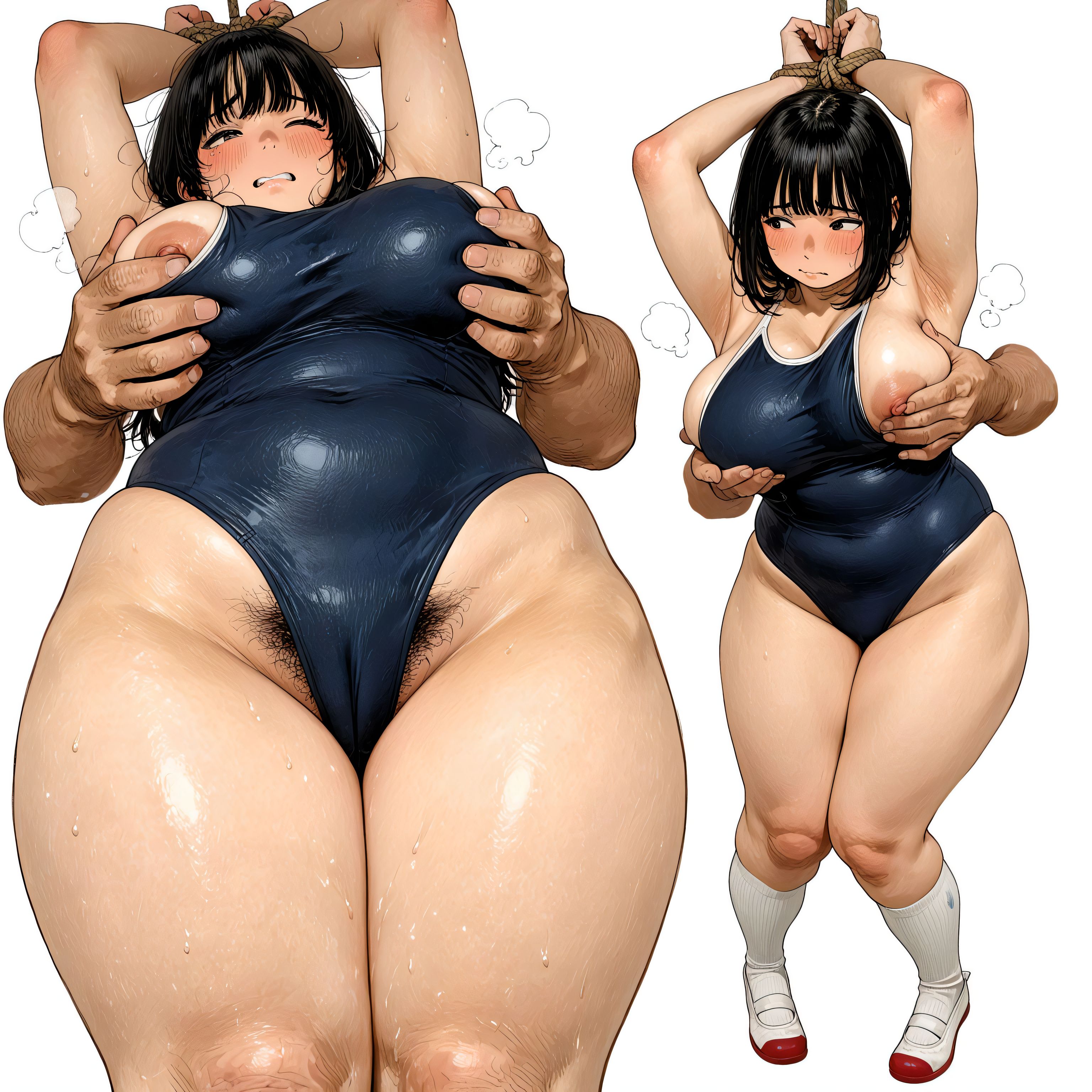 スク水おさわり