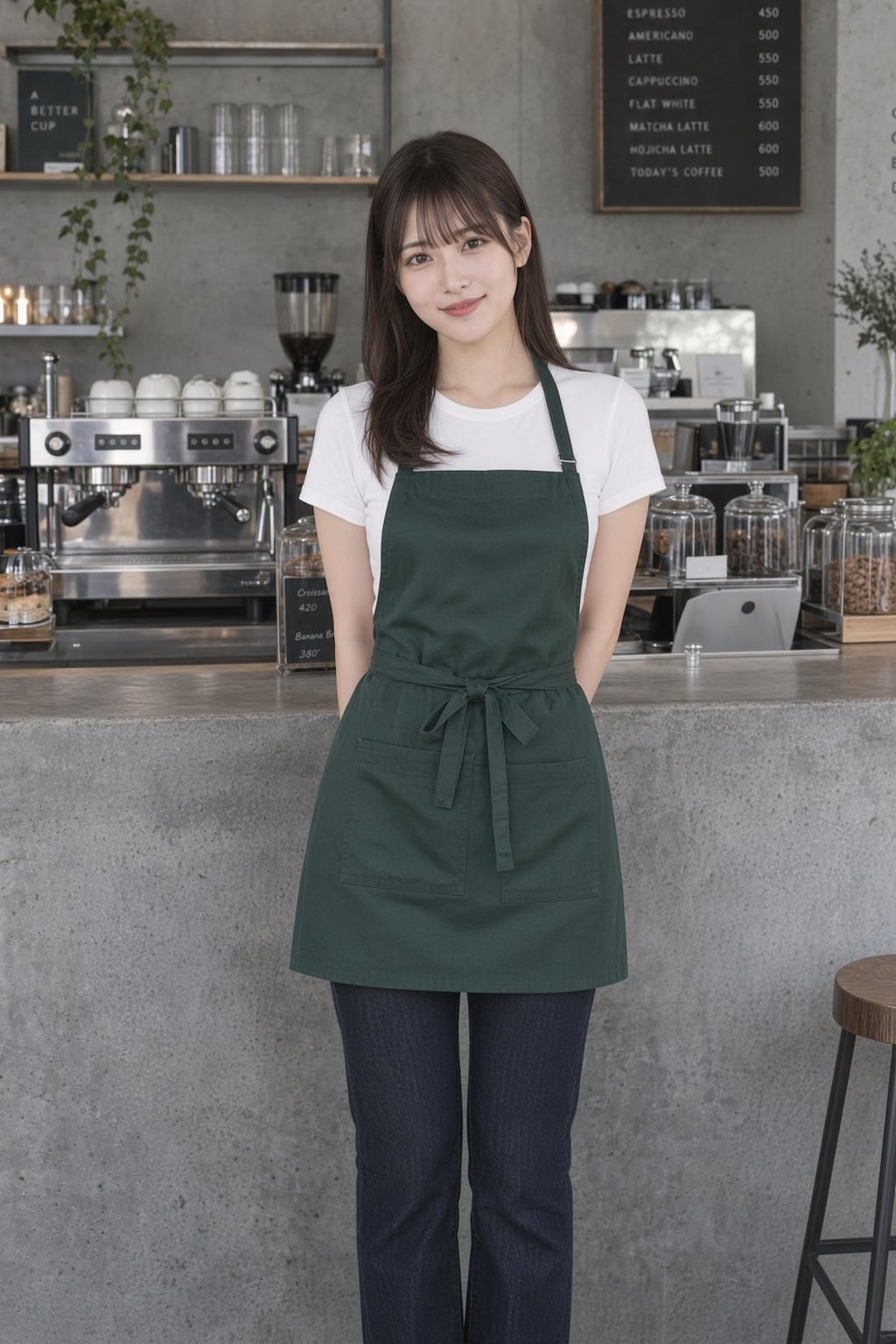 可愛いカフェ店員のお姉さんの私服姿🌸