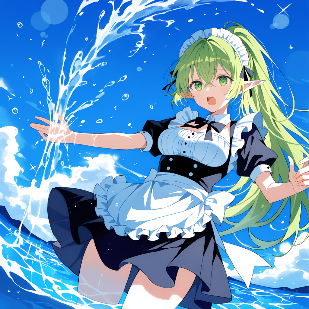 没イラスト ～流され（ない）メイド～