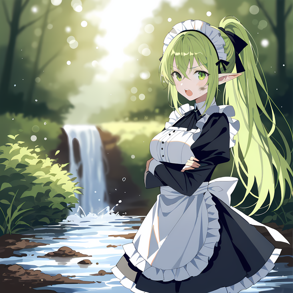 没イラスト ～流され（ない）メイド～