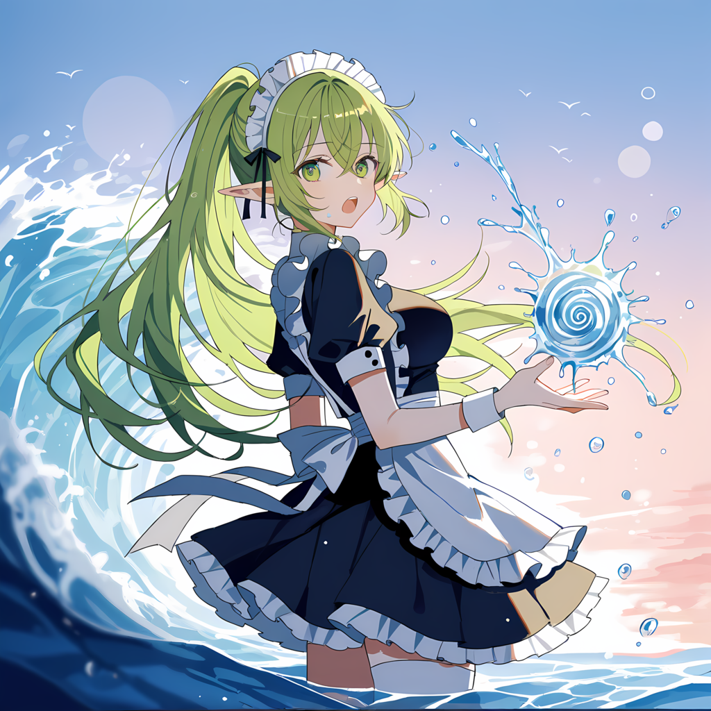 没イラスト ～流され（ない）メイド～