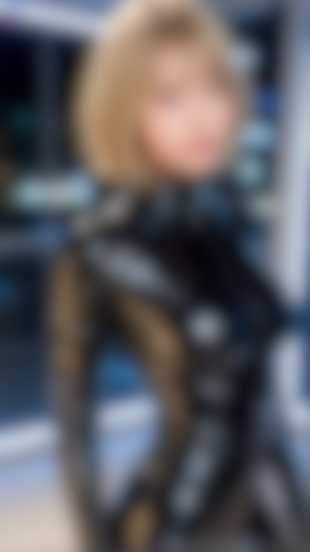 【4K】 Black Latex Suit