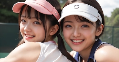 テニス部の強さの秘密🩷