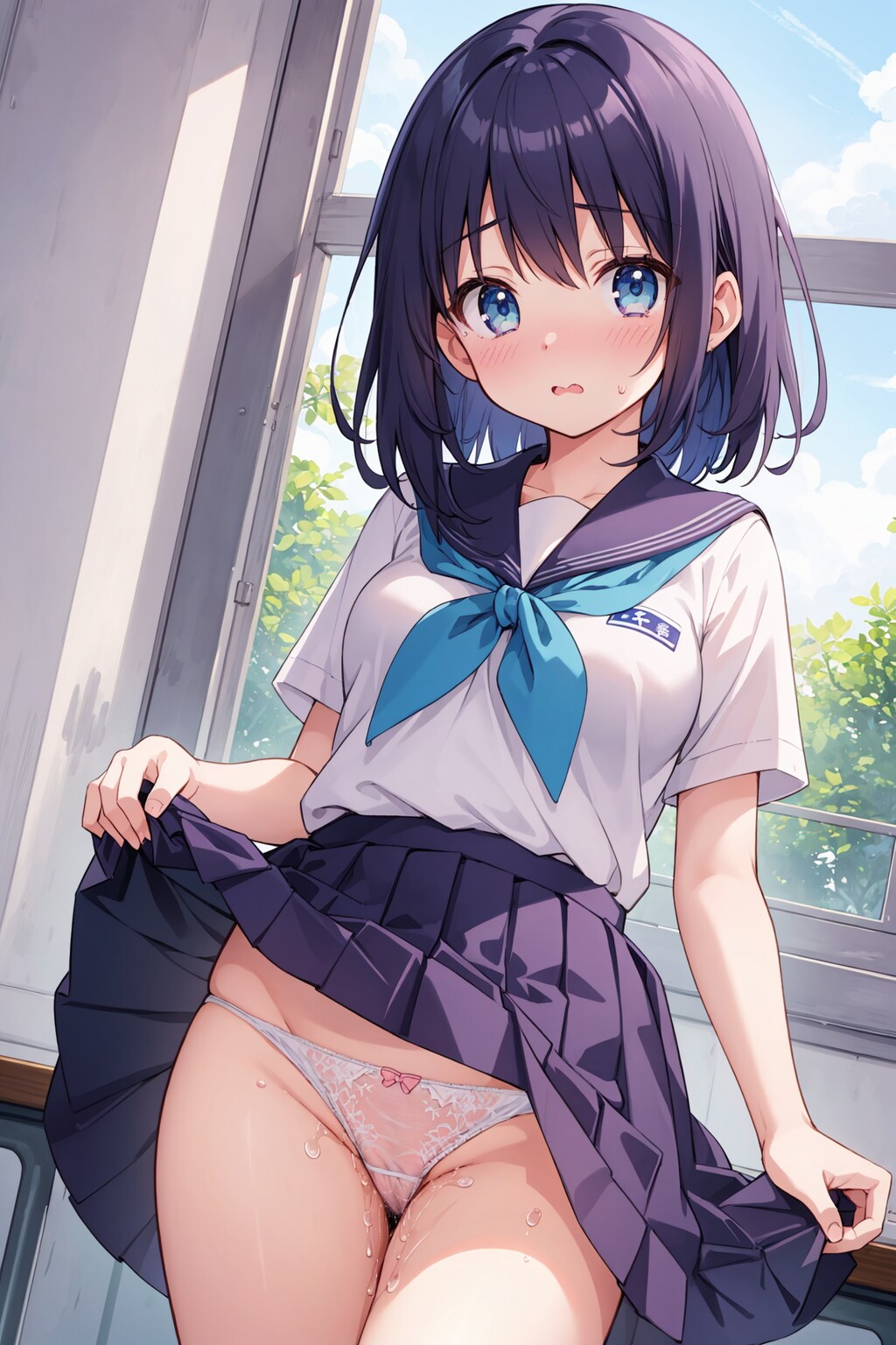 パンツを見せて貰ったらヌレヌレだった件(36)
