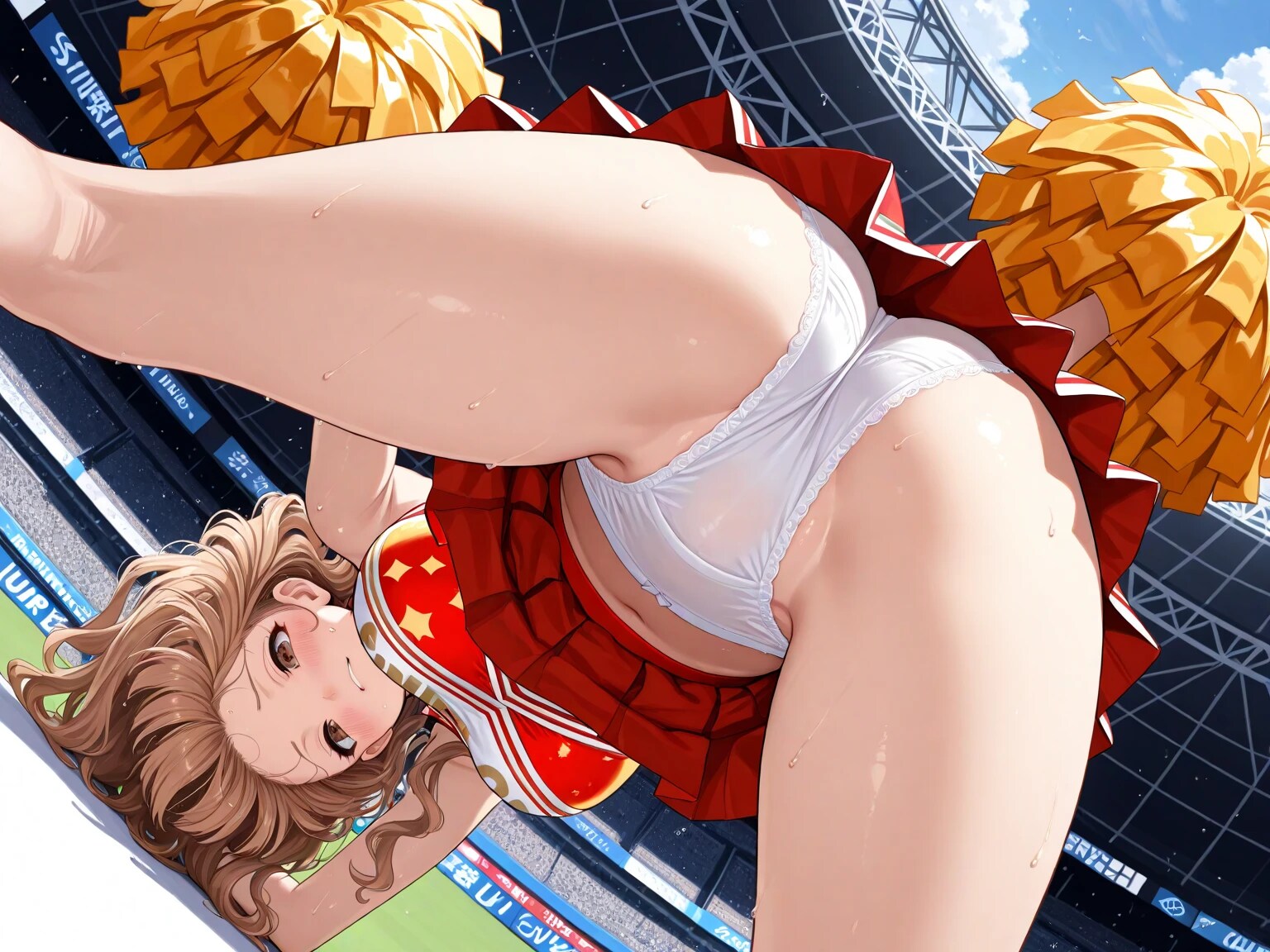 23枚:アクロバチックなチアリーダーたち