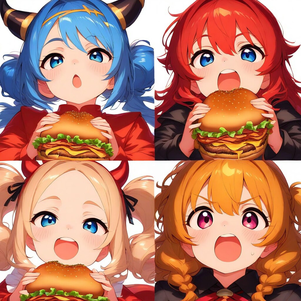 てりたまとビックマックセットとてりやきバーガーとてりやきチキンフィレオとダブルチーズバーガーとサムライマックのトリプル肉厚ビーフとチキンナゲット15ピース、ポテナゲ特大くださーい。