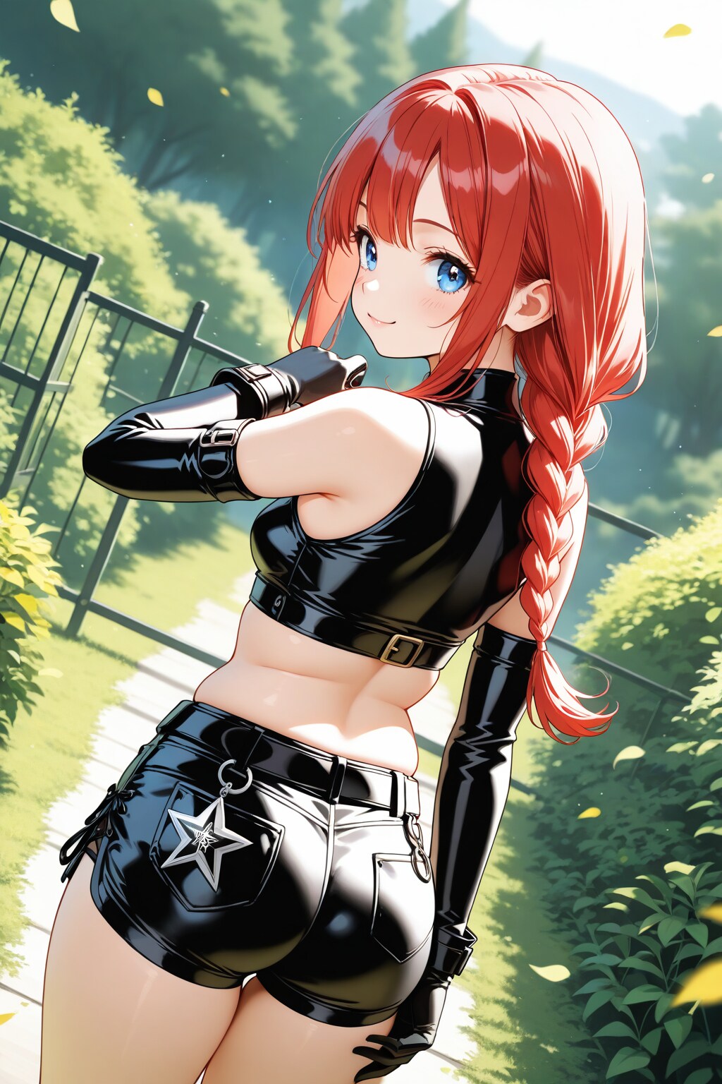 20260204【5枚】赤髪のファンタジー系コスプレ女性