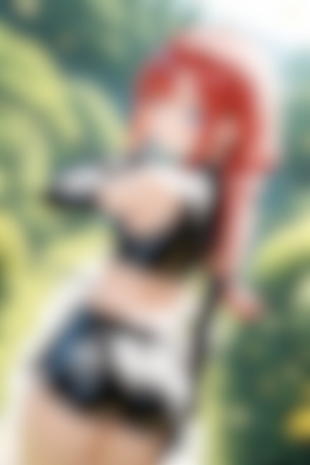 20260204【5枚】赤髪のファンタジー系コスプレ女性