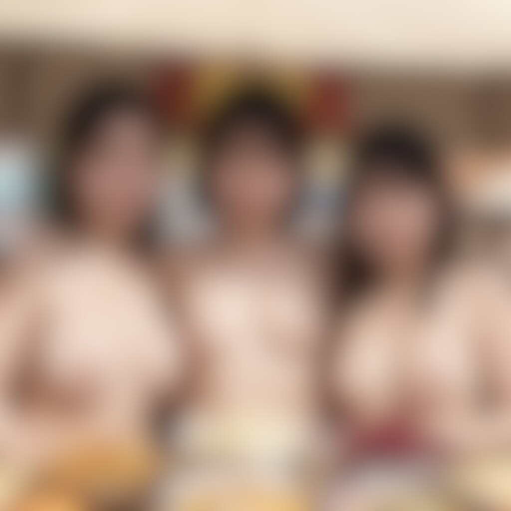 【33枚】秋祭り（三人・正方形）