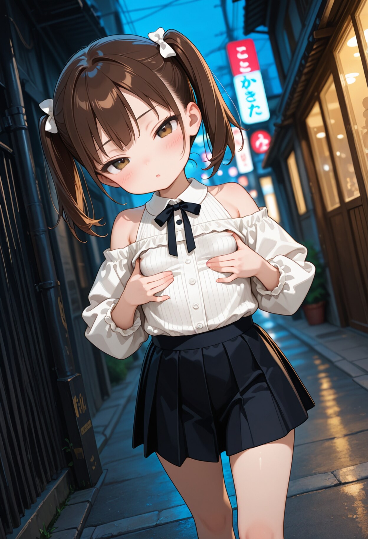 路地裏とふくらみかけ
