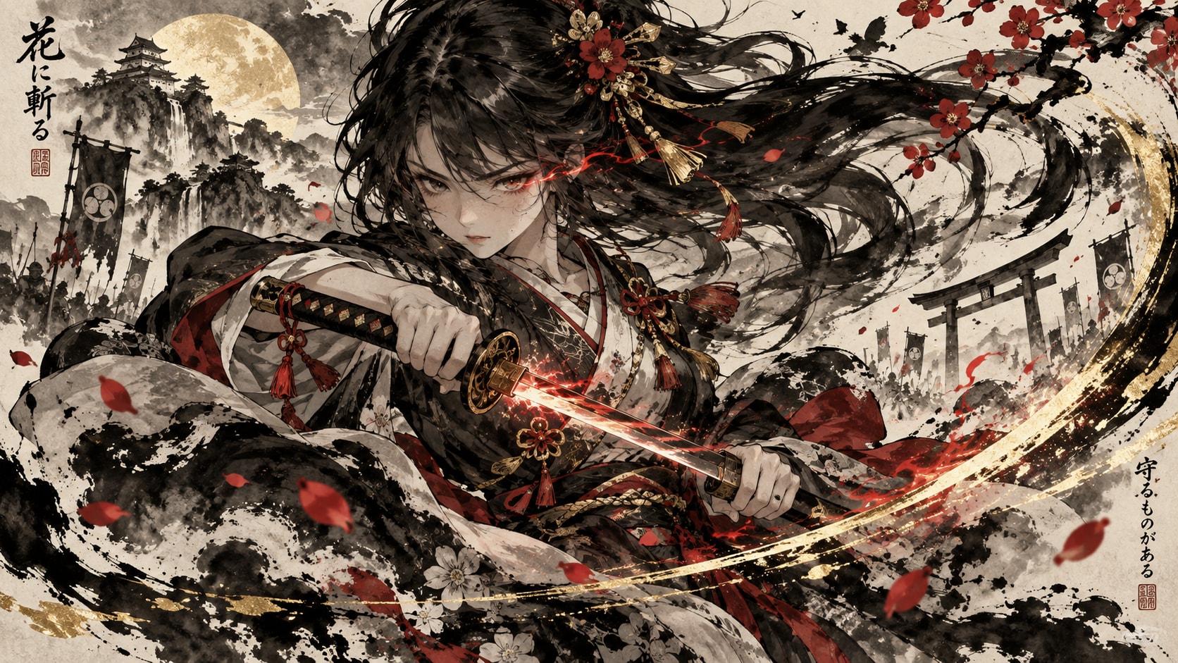 朱金の抜刀姫