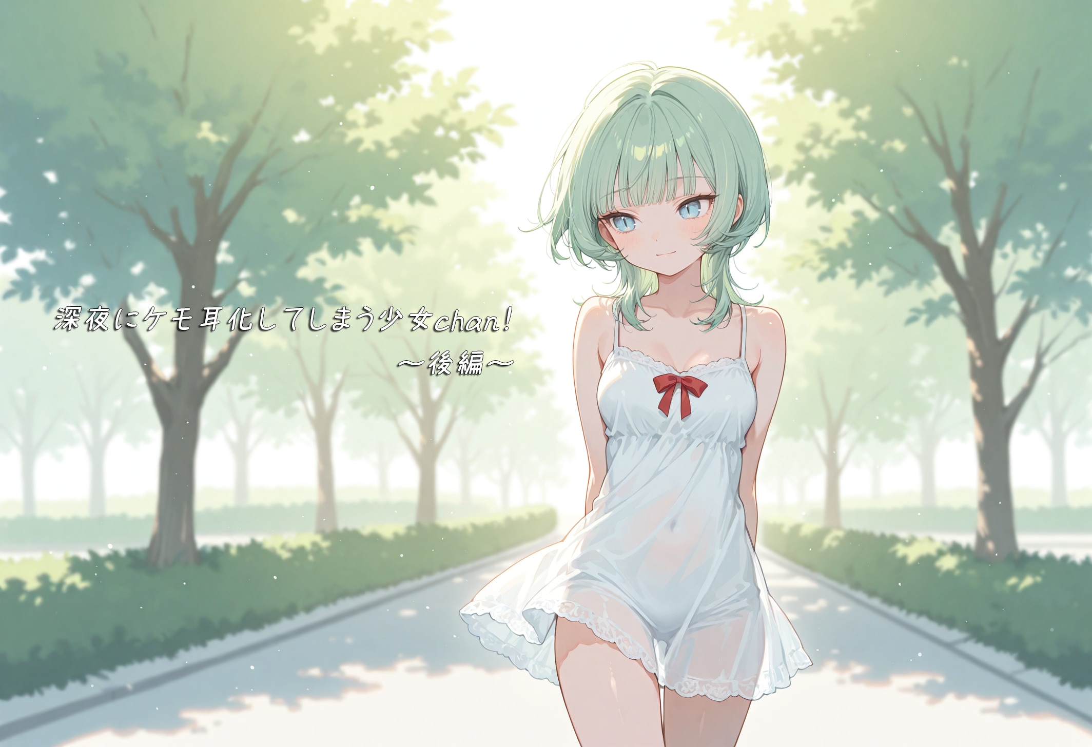 【漫画】深夜にケモ耳化してしまう少女chan！後編