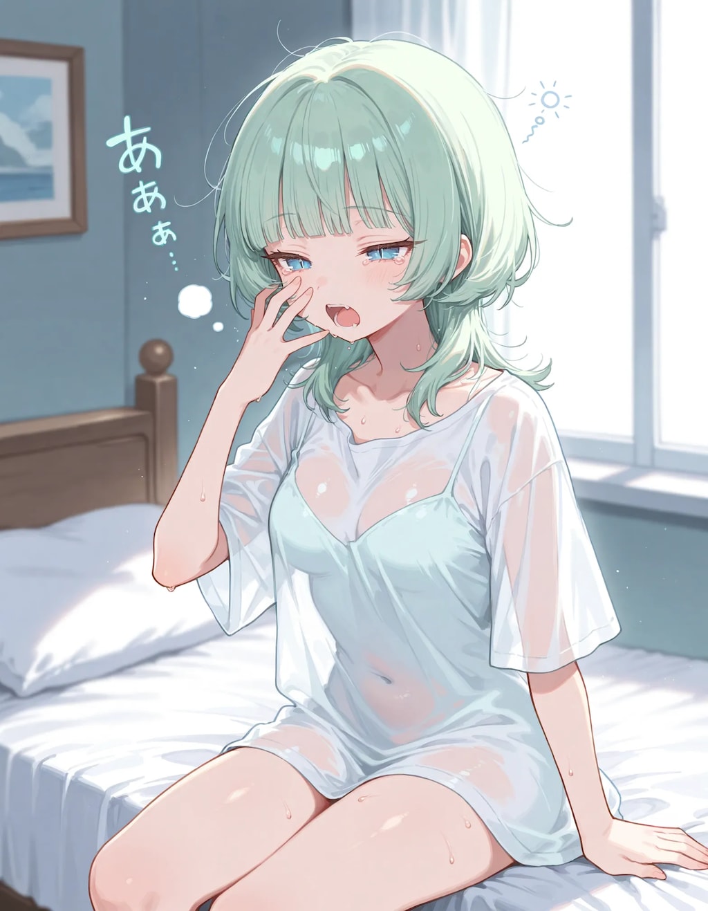 【漫画】深夜にケモ耳化してしまう少女chan！後編