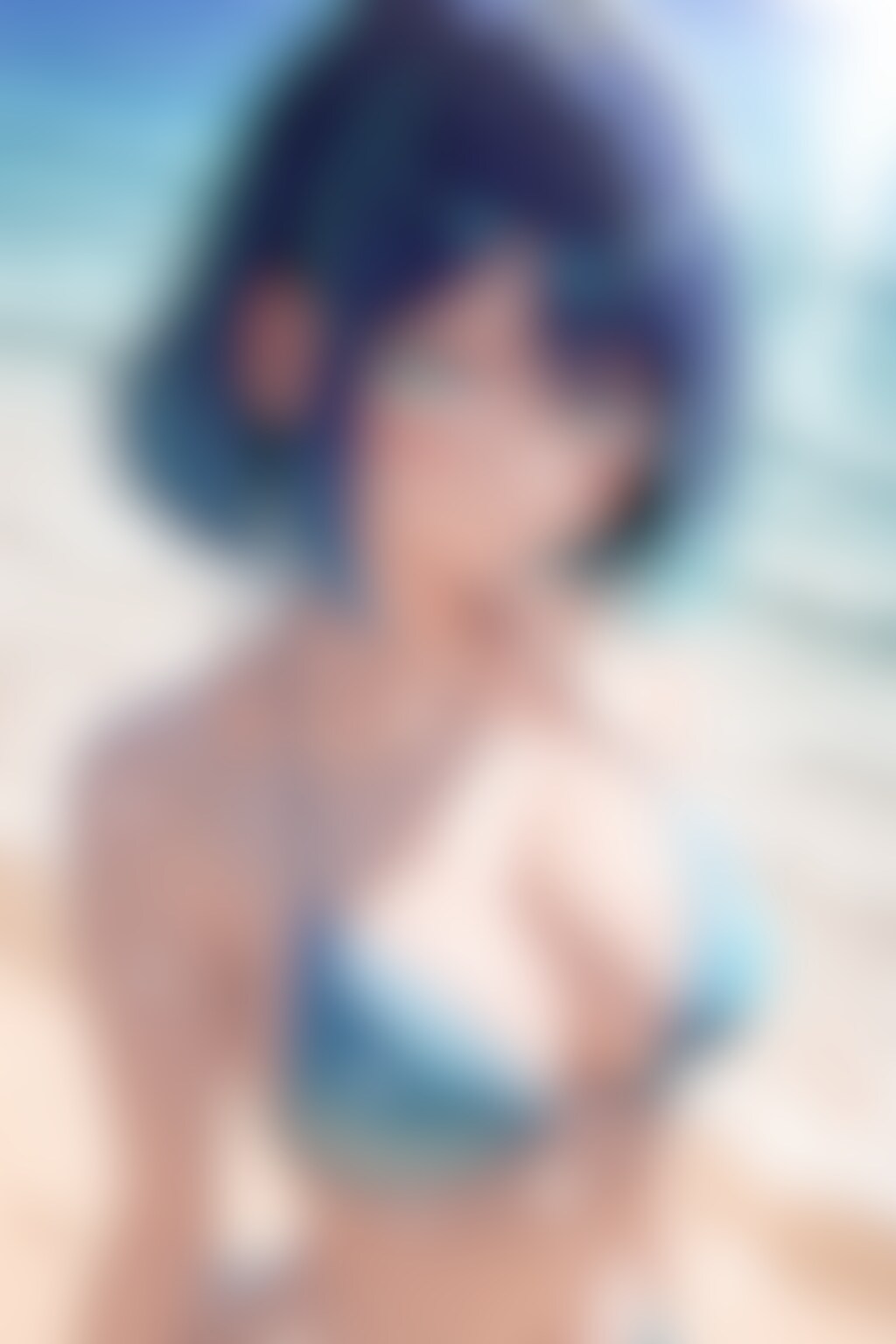 黒〇あ〇ねビキニセクロス