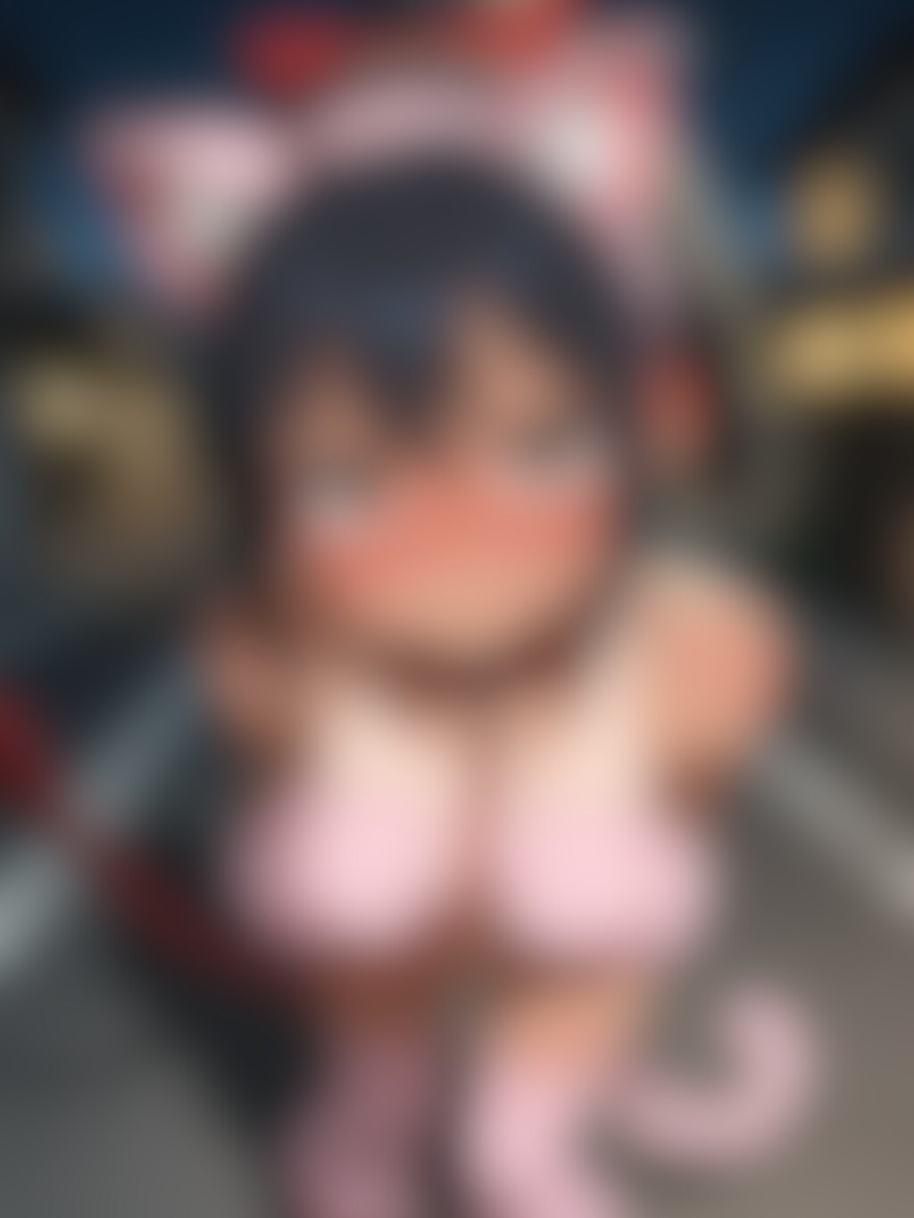 猫コスのまなちゃんとおさんぽしよう